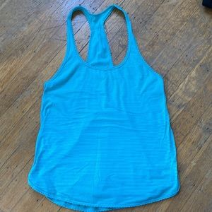 Lululemon blue racer back tank!